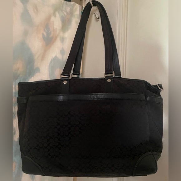 Coach Baby Diaper Bag Black - Picture 1 of 12
